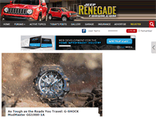 Tablet Screenshot of jeeprenegadeforum.com